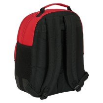 Schulrucksack Sevilla Fútbol Club Schwarz Rot 32 x 42 x 15 cm