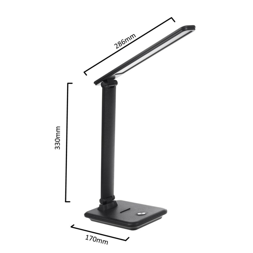 Lampe de bureau MacLean MCE614 B Noir Plastique 9 W