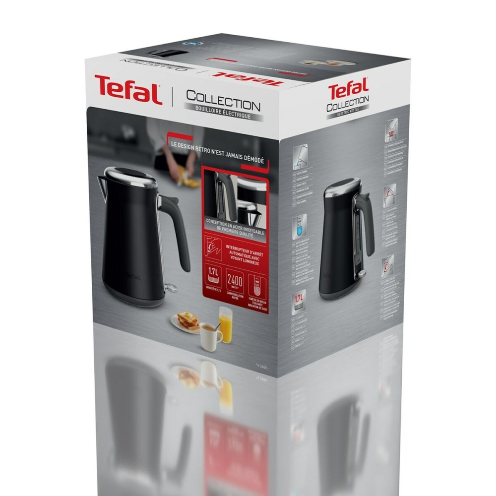 Wasserkocher Tefal KI6668E0 Schwarz Edelstahl 2400 W 1,7 L