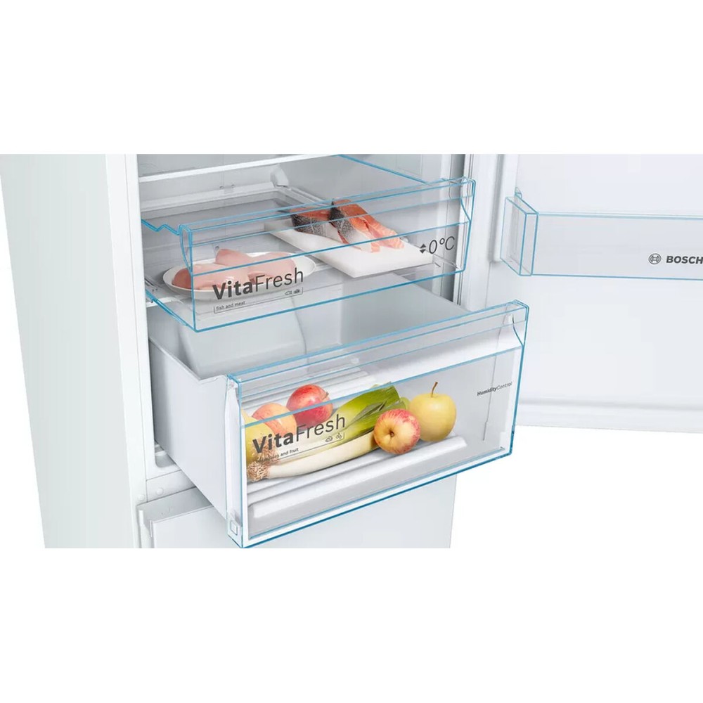 Combined Refrigerator BOSCH KGN36VWED 186 White (60 x 66 x 186 cm)