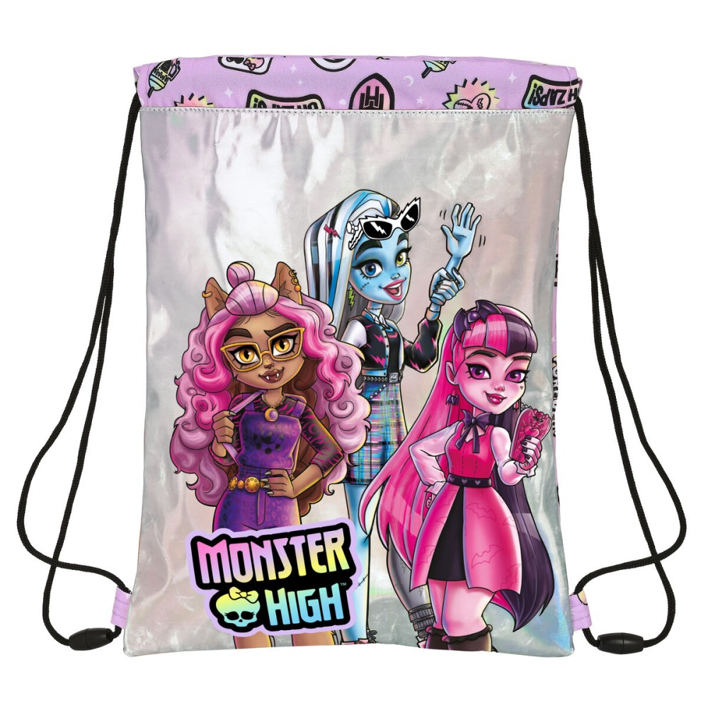 Backpack with Strings Monster High Best boos Lilac