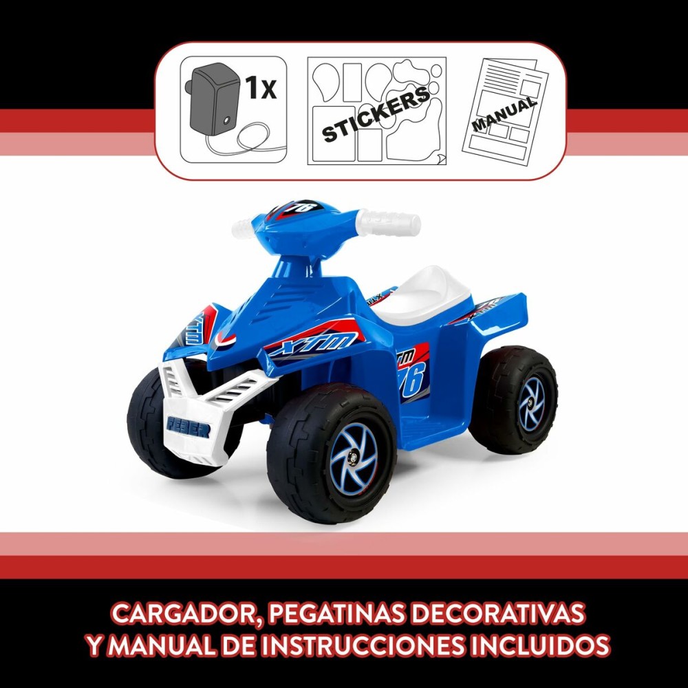 Elektro-Quad Feber Racy Blau