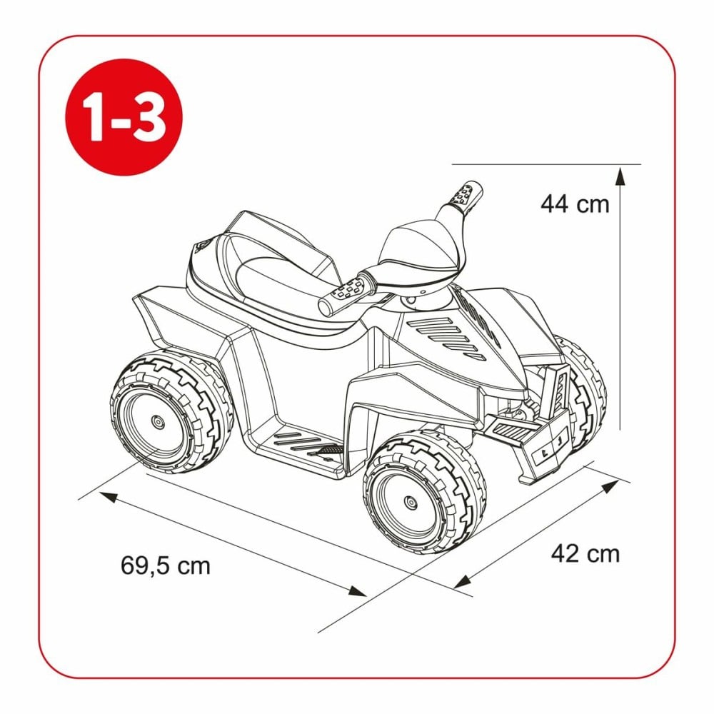 Quad électrique Feber Racy Bleu