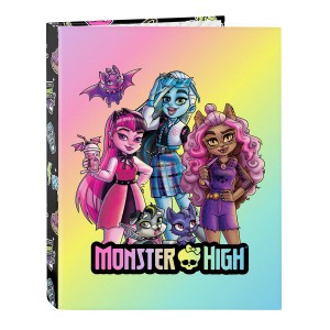 Ringbuch Monster High Creep Schwarz A4 26.5 x 33 x 4 cm