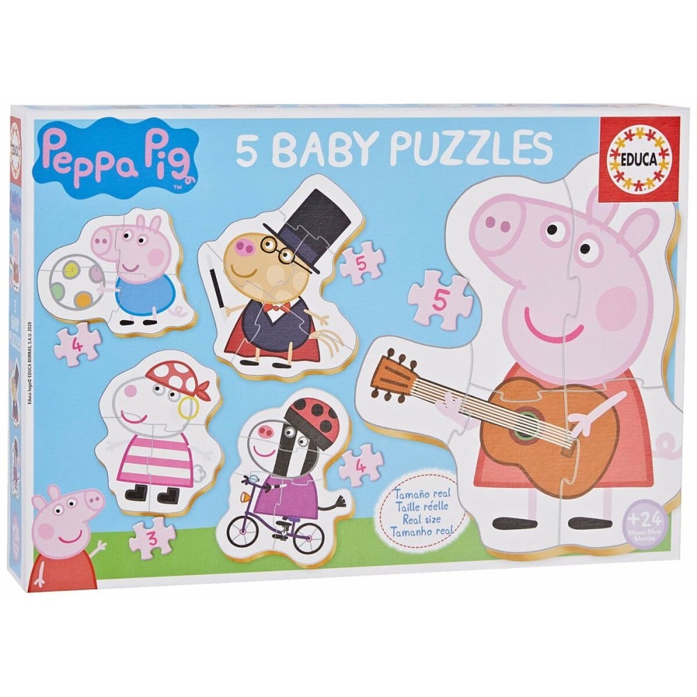 Set de 5 Puzzles   Peppa Pig Baby          