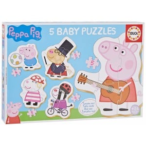 Set de 5 Puzzles   Peppa Pig Baby          