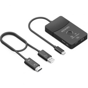HDMI Kabel Aisens ASWL-H2KDC30M05-BK Schwarz
