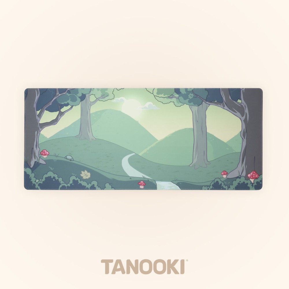 Mousepad FR-TEC TANOOKI YUKI grün Beige