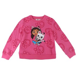 Sweat-shirt Enfant Gabby's Dollhouse Rose foncé