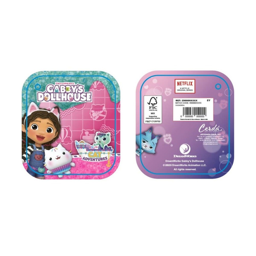 Kinder-Sweatshirt Gabby's Dollhouse Dunkelrosa