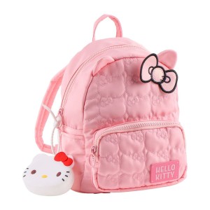 Lässiger Rucksack Hello Kitty Rosa 21 x 26 x 16 cm