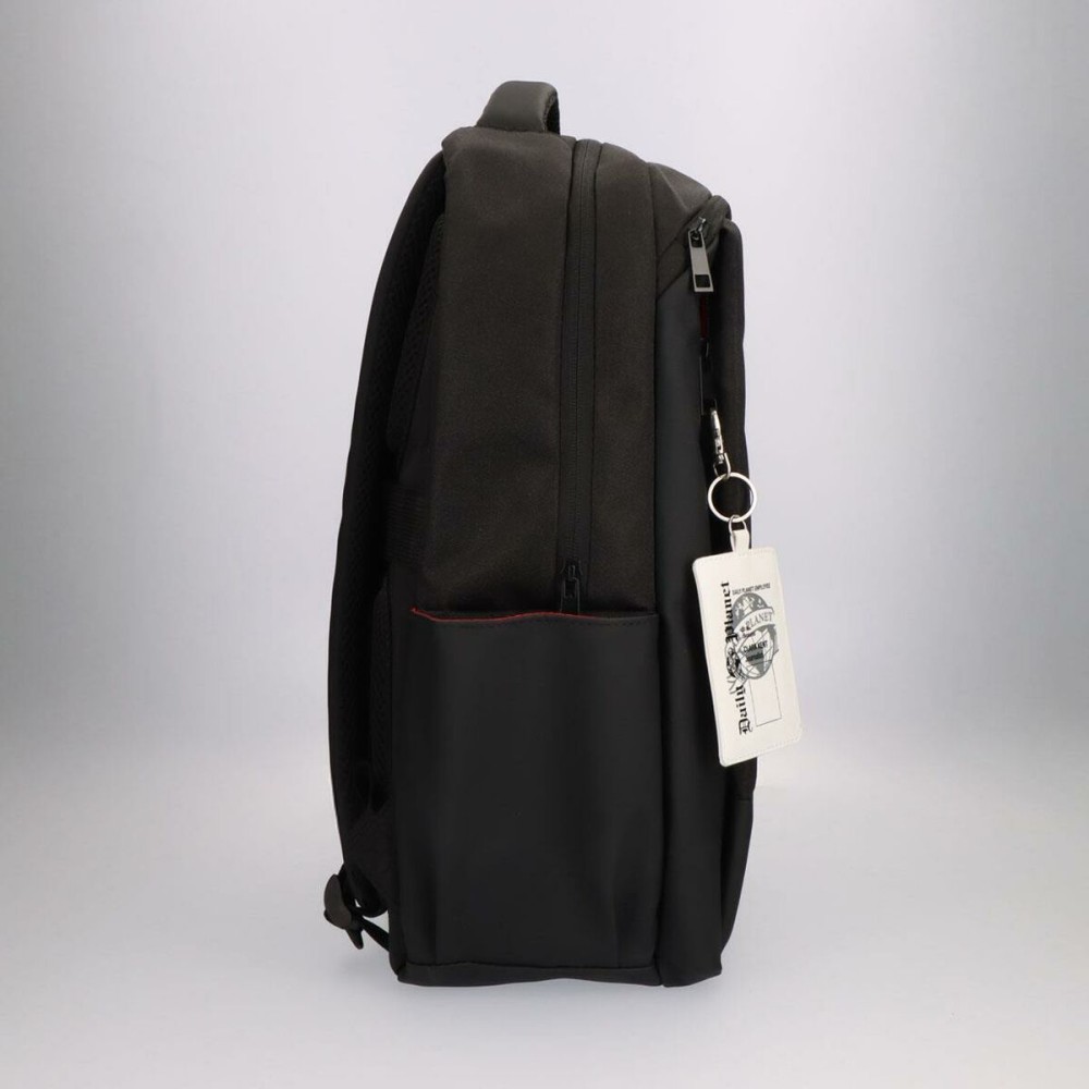Lässiger Rucksack Superman Schwarz Moderne 31 x 44 x 14 cm