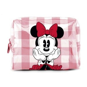Kinder-Kulturbeutel Minnie Mouse Rot 50 % Polyester 50 % PVC Moderne 20 x 13 x 11 cm