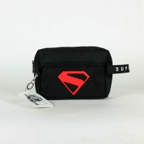 Trousse de toilette enfant Superman Noir 100 % Polyuréthane Moderne 22 x 16 x 0,8 cm