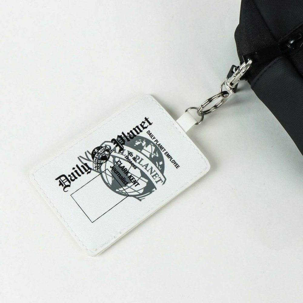 Kinder-Kulturbeutel Superman Schwarz 100 % Polyurethan Moderne 22 x 16 x 0,8 cm