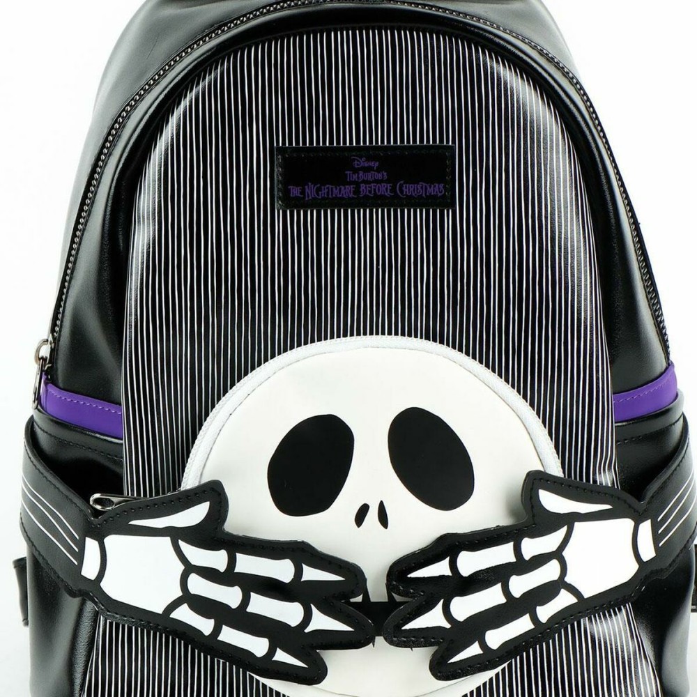 Lässiger Rucksack The Nightmare Before Christmas Schwarz Moderne 22 x 26,5 x 13 cm