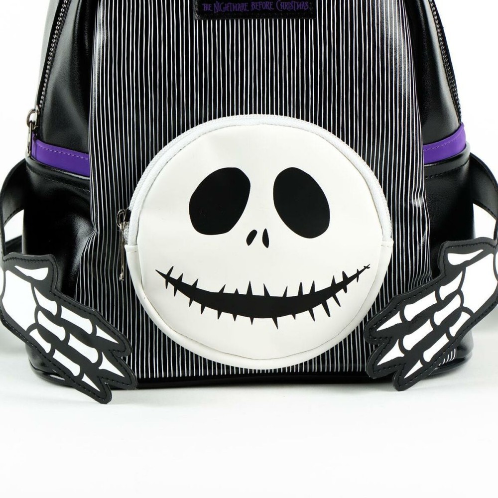 Casual Backpack The Nightmare Before Christmas Black Modern 22 x 26,5 x 13 cm