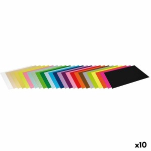 Pappe Fabrisa Bunt 50 Stücke (10 Stück)