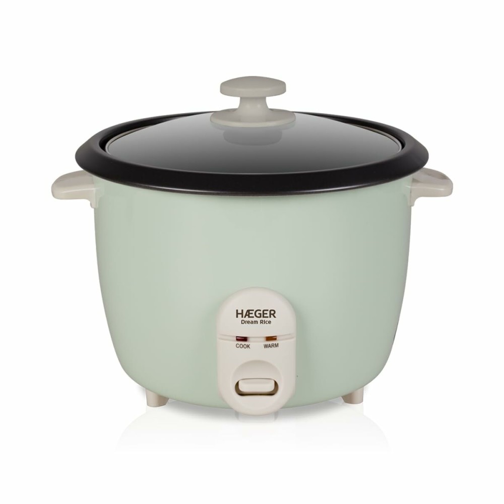 cuiseur à riz Haeger RC-18L.002A Vert Acier inoxydable Plastique 50 W