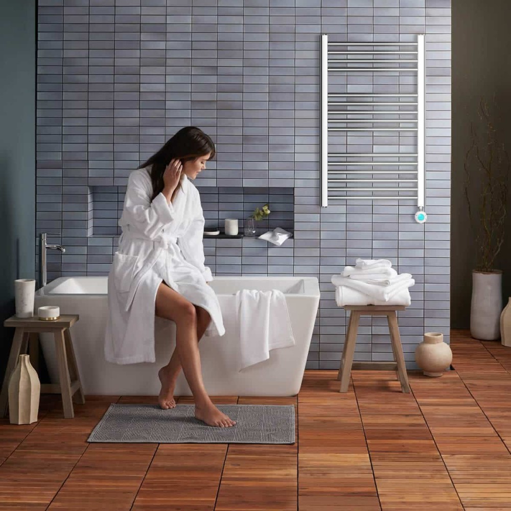 Electric Towel Rack to Hang on Wall Haeger TW-40C.007A 400 W 80 x 50 cm