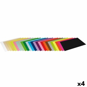 Pappe Fabrisa Bunt Klar 50 Stücke (4 Stück)