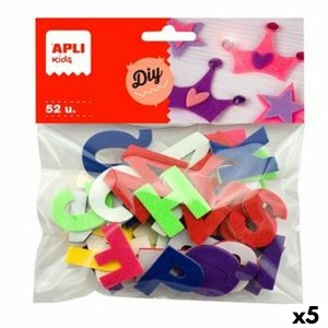 Feutre Apli Multicouleur Lettres 3 cm 52 Pièces (5 Unités)
