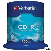 CD-R Verbatim Extra Protection 700 MB 52x 100 Stücke (4 Stück)