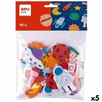 Moosgummi Apli Bunt Moosgummi Kosmos (5 Stück)