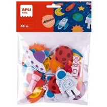 Eva Rubber Apli Multicolour Eva Rubber Cosmos (5 Units)