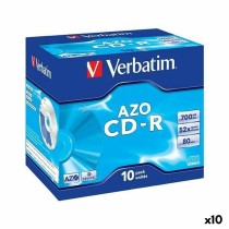 CD-R Verbatim AZO 700 MB 52x 10 Pièces (10 Unités)