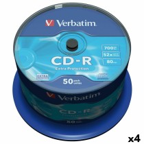CD-R Verbatim Extra Protection 700 MB 52x 50 Stücke (4 Stück)