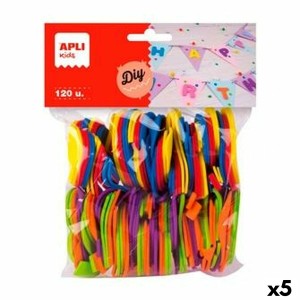 Moosgummi Apli Bunt Moosgummi Zahlen 5 cm (5 Stück)