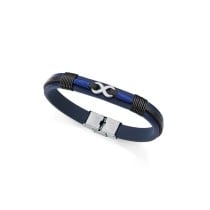 Herrenarmreif Viceroy 75380P01013 Sterlingsilber 925 Blau Schwarz