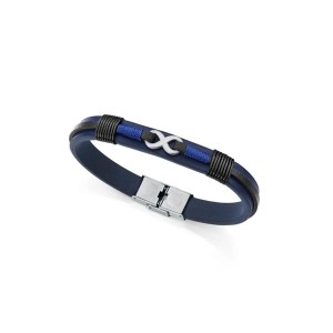 Men's Bracelet Viceroy 75380P01013 Sterling silver 925 Blue Black
