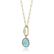 Ladies' Necklace Viceroy 14194C01012 Golden Blue