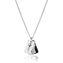 Men's Pendant Viceroy 75377C01019 Silver Black