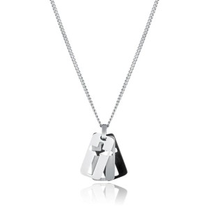 Men's Pendant Viceroy 75377C01019 Silver Black