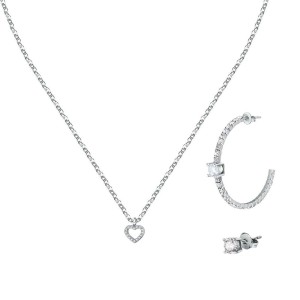 Sets aus Halsketten und passenden Ohrringen La Petite Story LPS20ASD05 Silberfarben