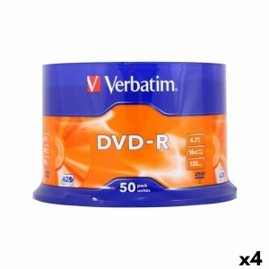 DVD-R Verbatim 4,7 GB 16x 50 Stücke (4 Stück)