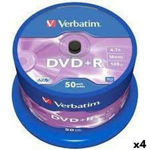 DVD+R Verbatim 4,7 GB 16x 50 Pieces (4 Units)