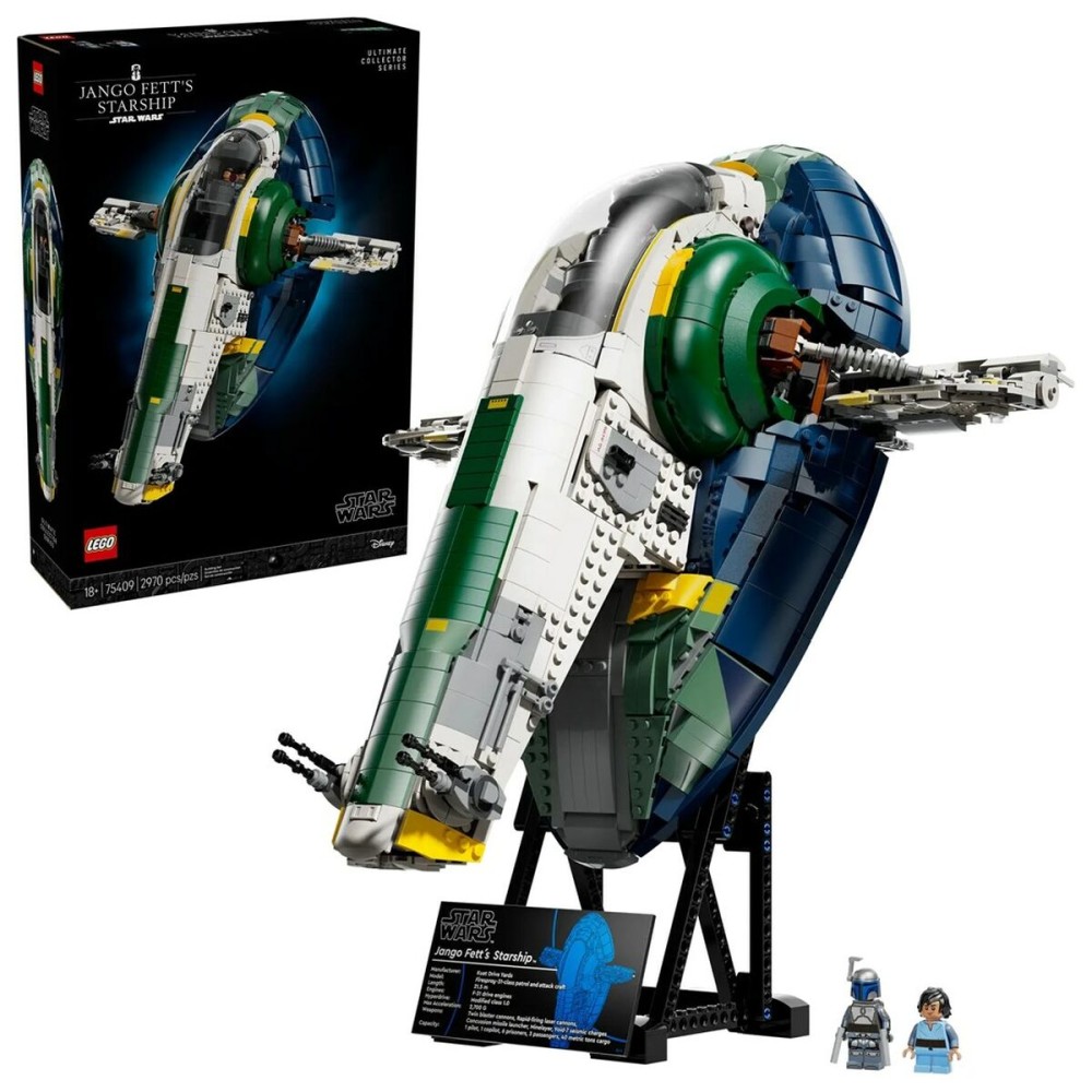 Set de construction Lego STAR WARS 75409 Jango Fett's Starship 2970 Pièces