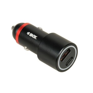 Chargeur de voiture Ibox ICC20 Noir 60 W