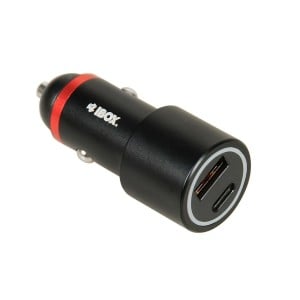 Ladegerät fürs Auto Ibox ICC20 Schwarz 60 W