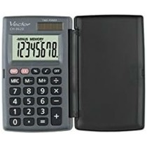 Calculatrice Vector KAV CH-862D Gris Plastique