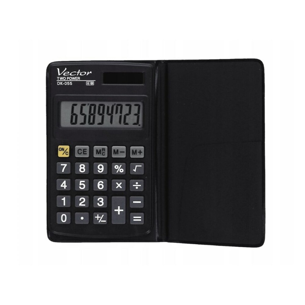 Taschenrechner Vector DK-055 Schwarz Kunststoff