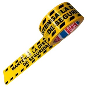 Adhesive Tape TESA Yellow Black 33 m