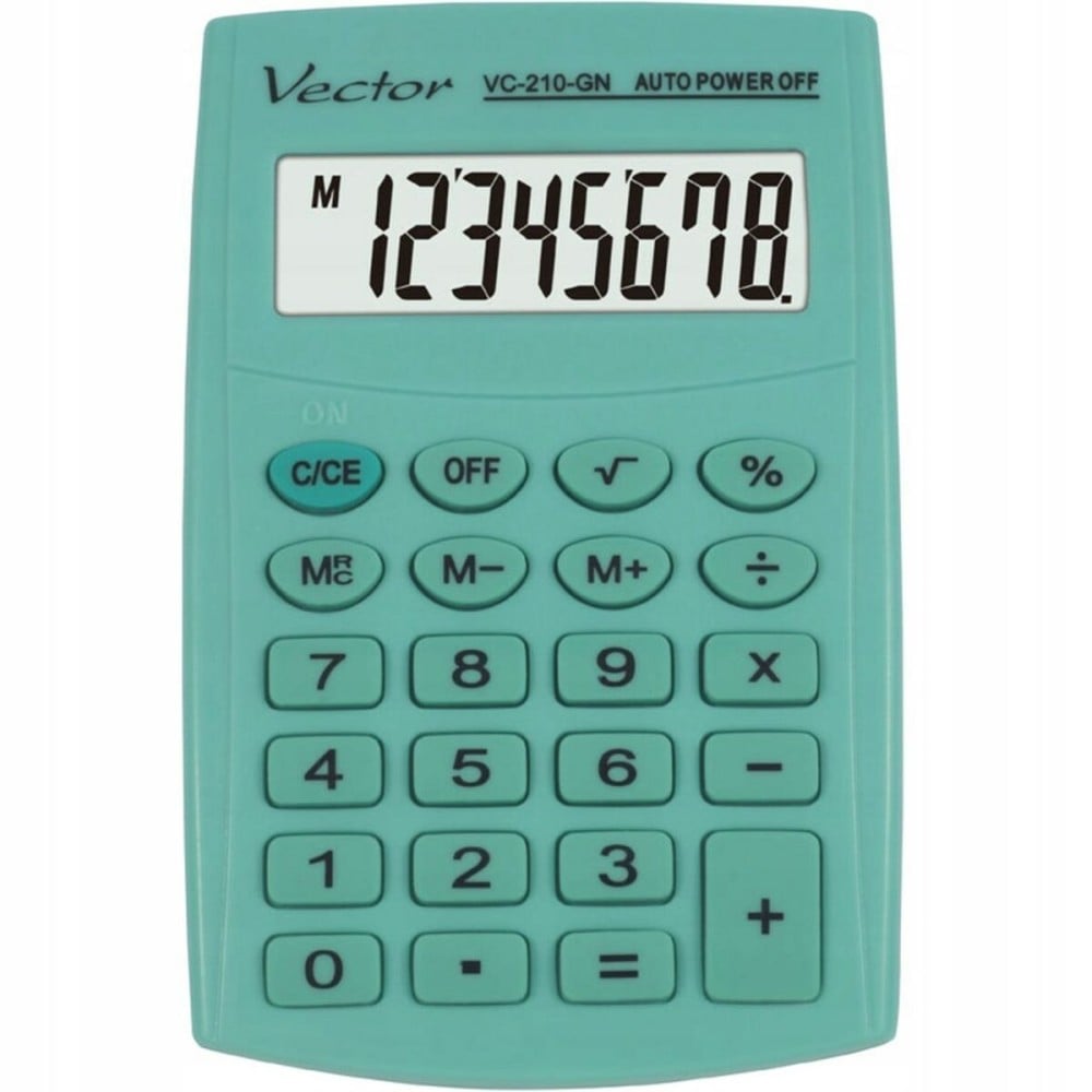Taschenrechner Vector KAV VC-210 GN grün Kunststoff