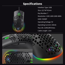 Gaming Maus Havit MS1036 Schwarz