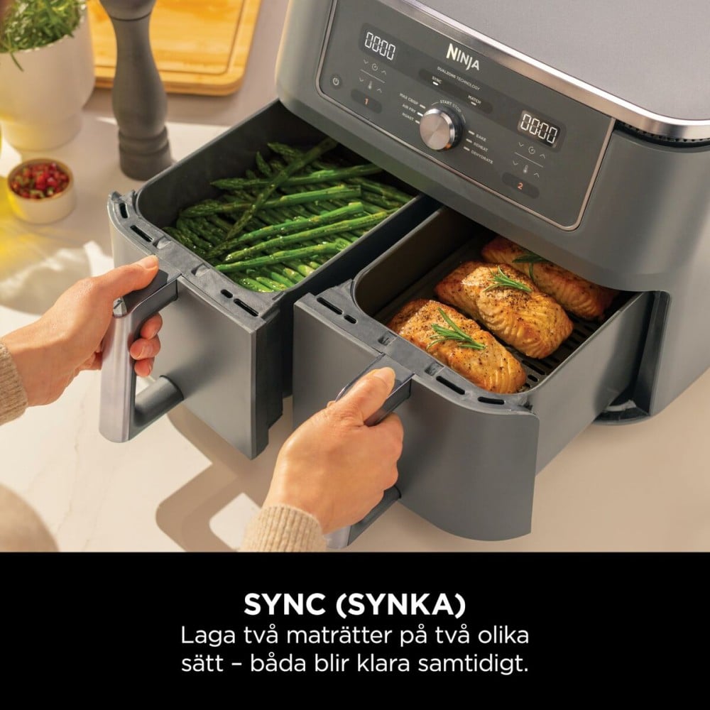 Heißluftfritteuse NINJA DZ400EU Grau 2470 w 4 Kg 9,5 L