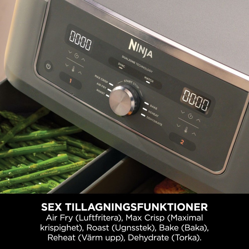 Heißluftfritteuse NINJA DZ400EU Grau 2470 w 4 Kg 9,5 L